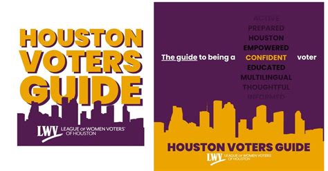 lv houston|lwv Houston voters guide.